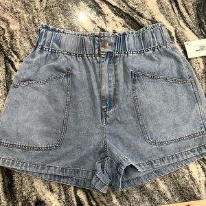 Entro Denim Stretch Waist Shorts